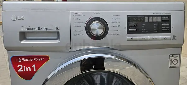 LG washing machine 8/4kg for sale