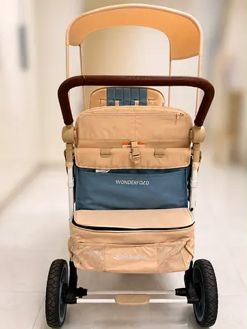 *WonderFold W4 Volkswagen Special Edition Stroller Wagon – Bondi Blue