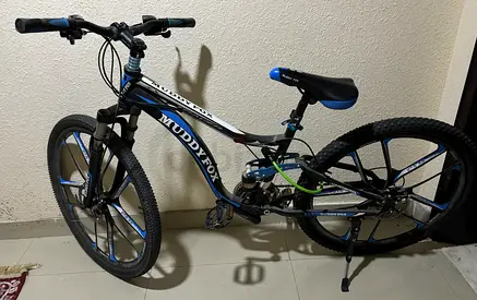 Muddyfox full-suspension mountain bike - 26" wheels, good condition