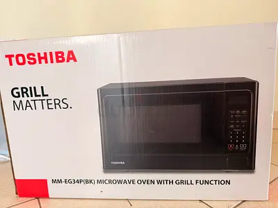 Toshiba MM-EG34P(BK) Microwave Oven with Grill - Like New in Box