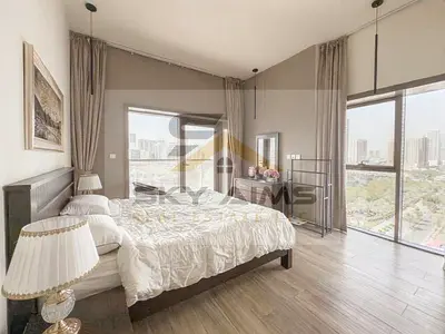 غرفة نوم واحدة مطلة على الحديقة | شرفة | تصميم مطبخ مفتوح | منطقة JVC 14