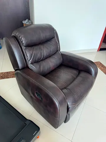 2 Home centre recliner chairs sofa urgent sale