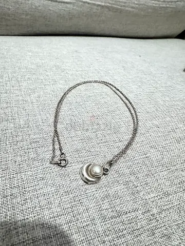 Sterling Silver Pearl Pendant Necklace