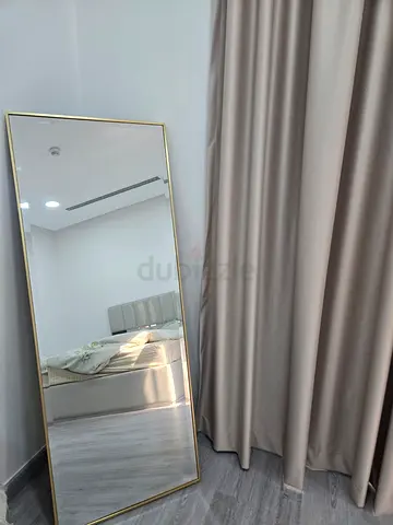 Full-length Gold Framed Leaner Mirror — Good Condition