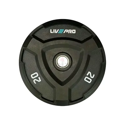 Rubber Bumper Plate 20Kg Blck - Brand New