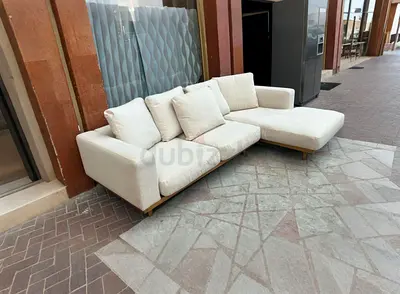 West elm Newport L Shape Sofa Beige