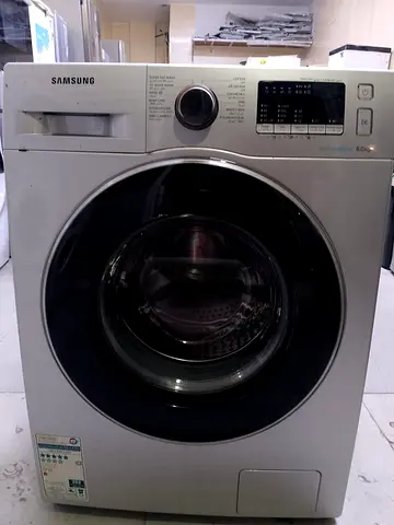 Samsung Front Load Washing Machine 8kg - Silver (Good Working Condition)