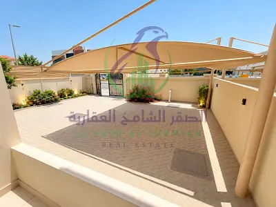 Four Bedroom Villa with Living Room for Annual Rent in Al Falaj Sharjah Covered Parking Huge Living Spaces Large Private Yard Indoor Parking Balc