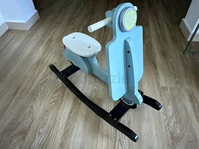 Wooden Vespa rocking toy