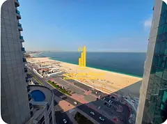 A fully furnished 2 -bedroom apartment, with sea view balcony, including all services, with a gym, s