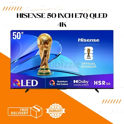 Hisense 50 Inch E7Q QLED 4K HDR Smart TV 50E7Q