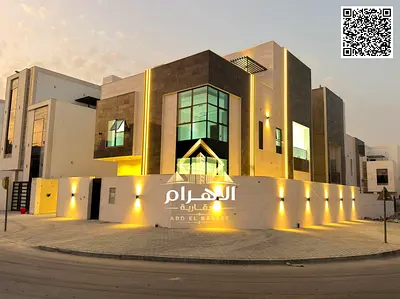 فيلا زواية تشطيب شخصى 6 غرف و رووف 3500 قدم بسعر شامل رسوم التسجيل و التملك