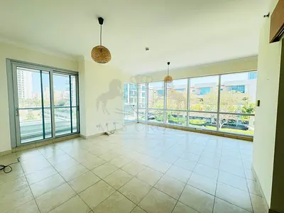 Semi Furnished | Balcony | Peaceful Green | Community | Golf & Pool View | Closed Kitchen