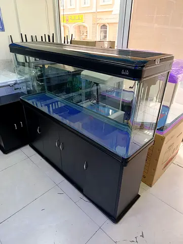 Used 150cm aquarium with light, filter and cabinet
