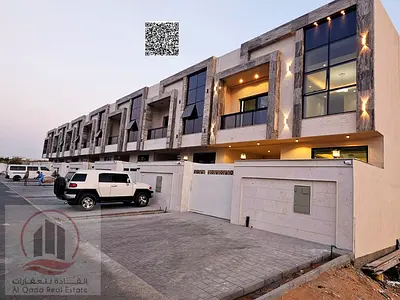 Villa for sale in Ajman, Al Helio area, including registration fees. 5 master bedrooms, majlis, and