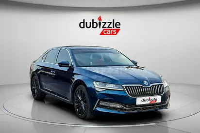 AED 1140/month | 2022 Skoda Superb L&K | GCC Specs | Ref#503656