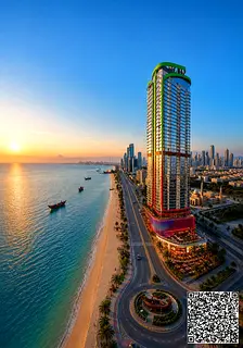 Luxury Studio with Stunning Sea Views in Ajman . with only a 5% down payment!