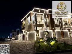Modern 5-bedroom corner villa for sale on two streets with two stone facades