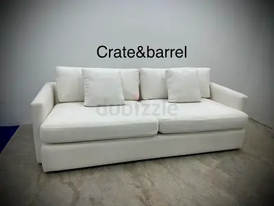 Same like new condition crate&barrel 3 seater sofa