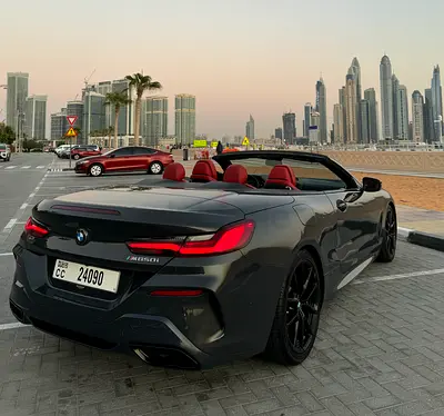 Convertible, 530HP, red interior, power and luxury