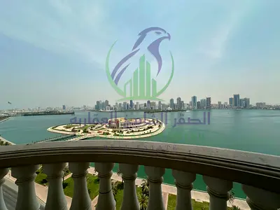 شقة 3 غرف وصالة بالمجاز 3 مع تراس كبير وبلكونتين وغرفة خادمة ماستر وتكييف مجاني وجيم ومسبح للإيجار السنوي