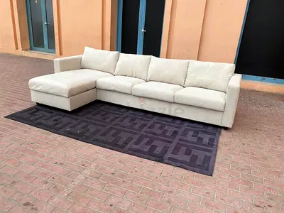 Great Condition IKEA Vimle four Seater L Shape Sofa Beige with storage