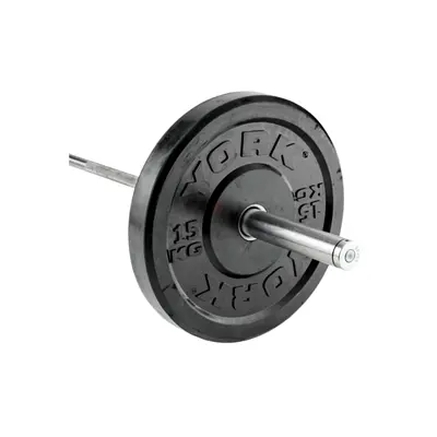 York Rubber Plate 15Kg Black - Brand New