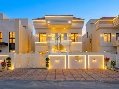 Brand new villa for rent in Ajman | First occupant | 4 master bedrooms | Elegant classic design