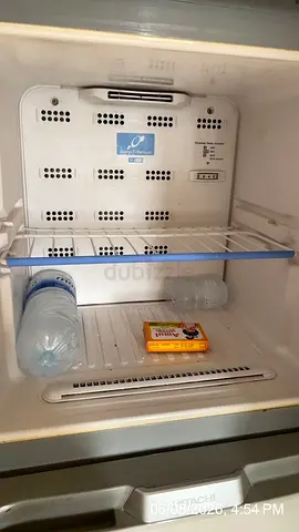 Medium double-door refrigerator - used, perfect cooling, free delivery in dubai