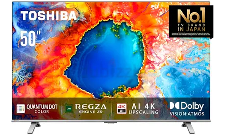 Toshiba 2024 50 inch QLED Smart TV C450M