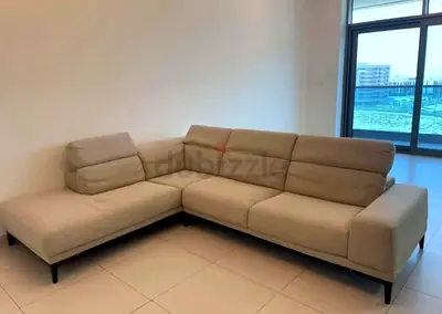 Head Adjustable Natuzzi L Shape sofa