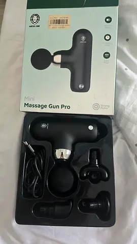 Mini Massage Gun Pro - Portable Percussion Massager with Multiple Heads