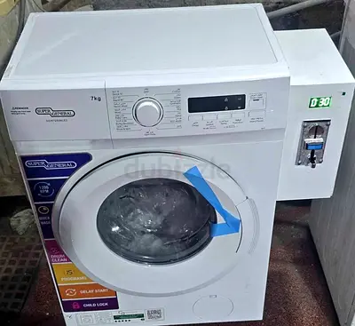 Second hand coin operated washing machine for sale