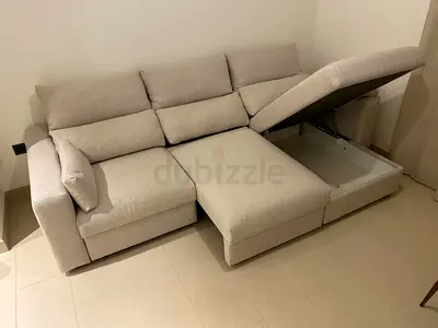 Top Quality ikea Eskilstuna L shape sofa bed with storage