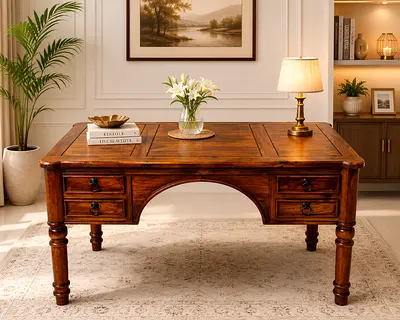 Marina Home Solid Wood Study Desk