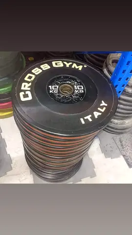 Cross Gym Italy 10kg Bumper Plates Set (multiple plates)