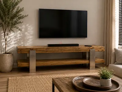 Marina Home Solid Wood Tv Console