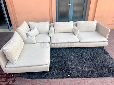 Perfect condition IKEA Sodhremn Corner L Shape Sofa Beige