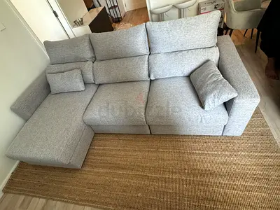 Ikea eskilstuna L shape sofa bed under storage