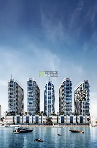 Luxury 2BR Sea View Apartment | Creek Towers Ajman