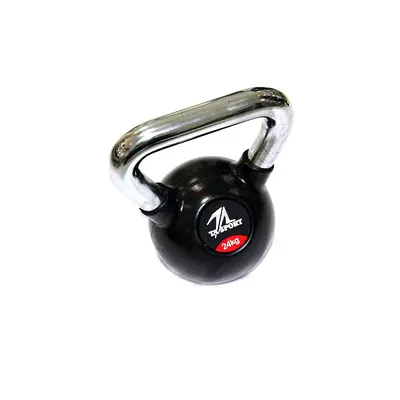 Black Rubber Kettlebell 24Kg - Brand New