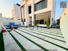 Villa for sale opposite a garden, including registration fees, electricity, water and air conditioni