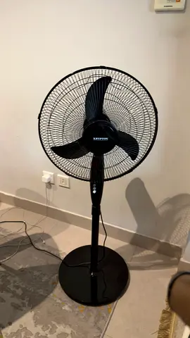 Krypton Black Pedestal Fan - Good Working Condition