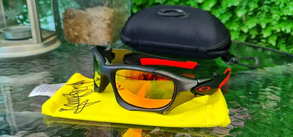 Oakley PitBoss II (DUCATI) Matte Black-Red w/ Ruby Iridium Polarized Lens