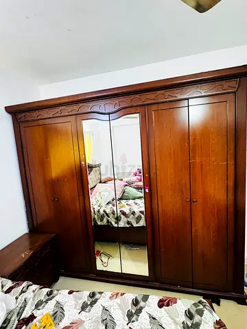 Bedroom set wardrobe,king size bed,dressing table for sale
