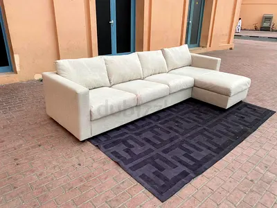 4_ Seater Ikea Vimle Sofa Beige with storage
