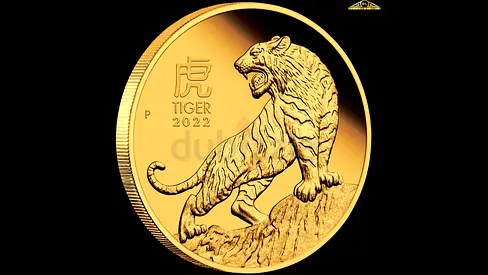 2022 Australia - Lunar Tiger 1/4oz Gold Proof