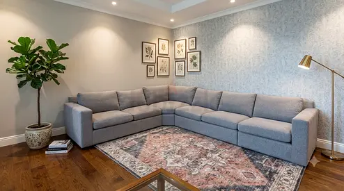 Crate&barrel corner sofa