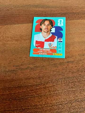 Panini World Cup 26 Sticker - Luka Modrić (Croatia) - Good Condition
