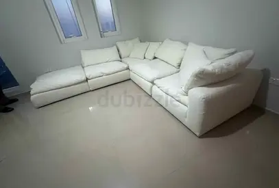 Modular marina home luscious feather filled sofa with footstool